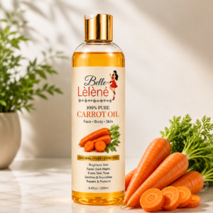 Carrots Oil for Skin & Hair 100% Natural carrots Seed Oil, Moisturizing Body Oil, Brightening & Hydrating Face Oil, Rich in Vitamins for Dry Skin & Glow  250ml (8.45 fl oz)